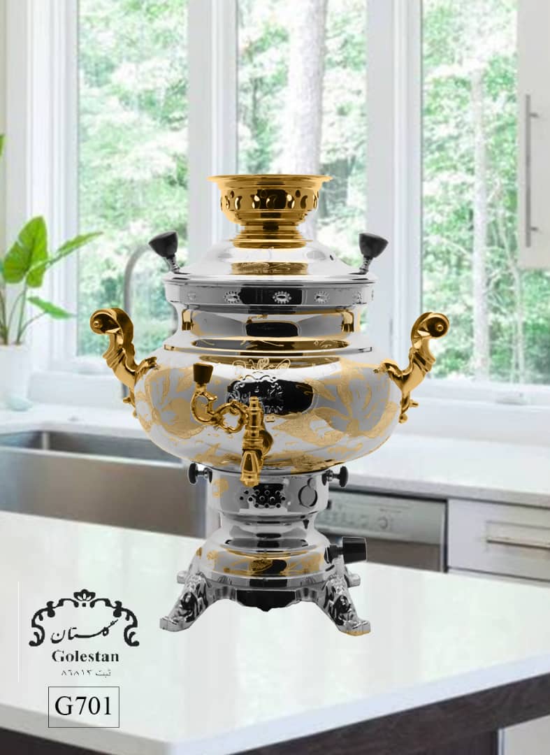 سماور گازی گلستان ۷ لیتر g701