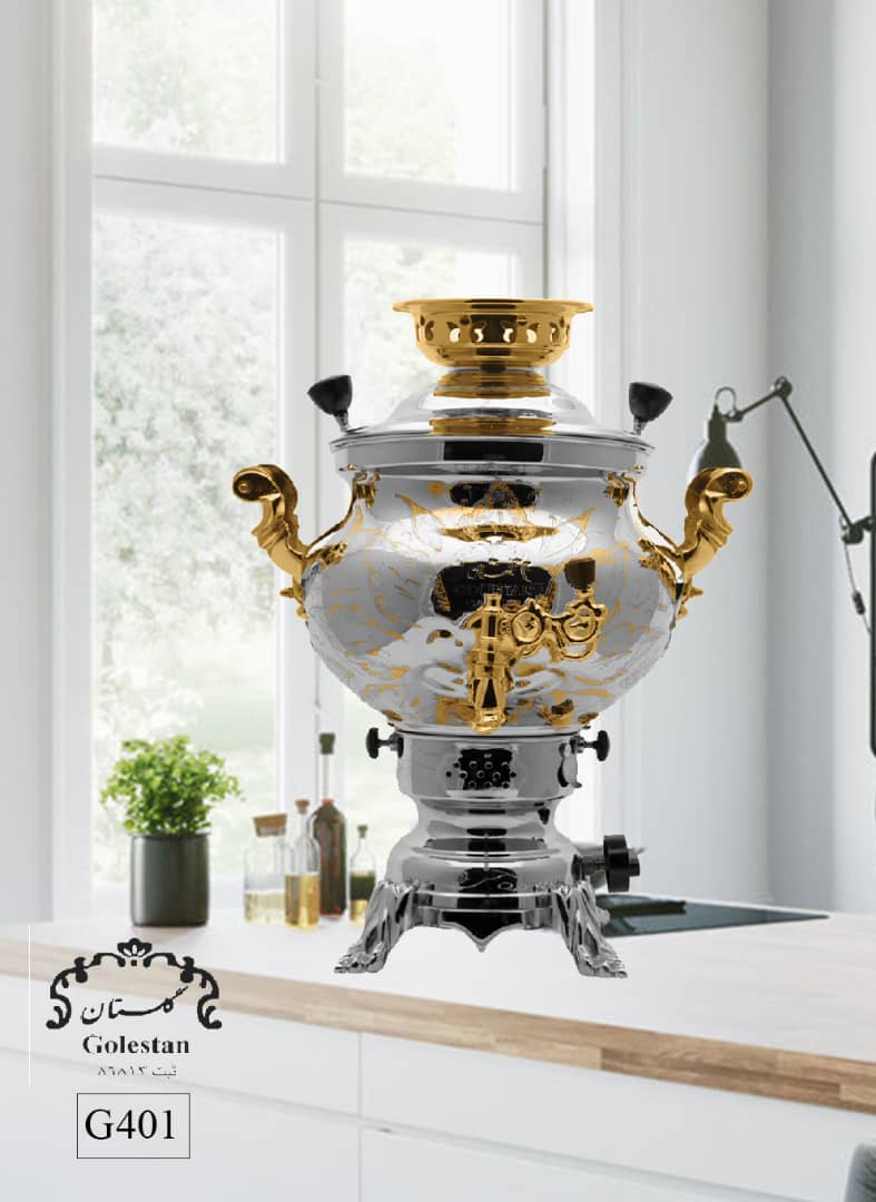 سماور گازی گلستان ۶ لیتر g401