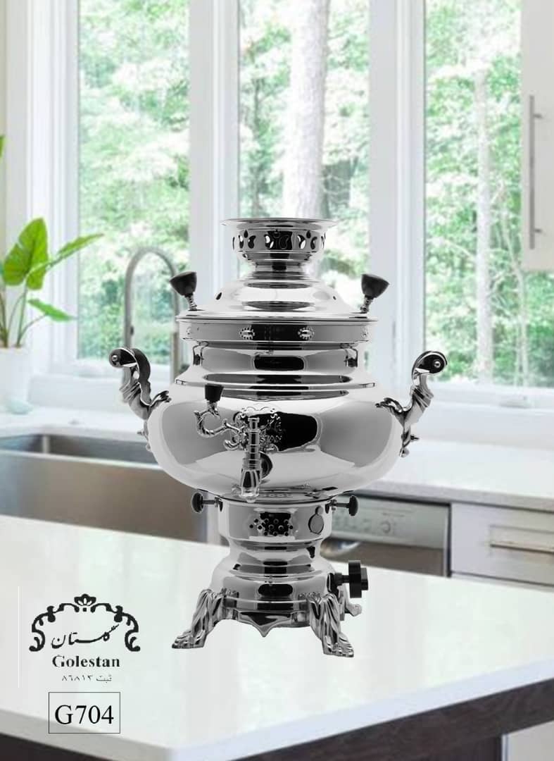 سماور گازی گلستان ۷ لیتر g704