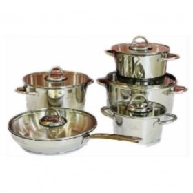 سرویس قابلمه استیل رزنبرگ ۱۰ پارچه گلین