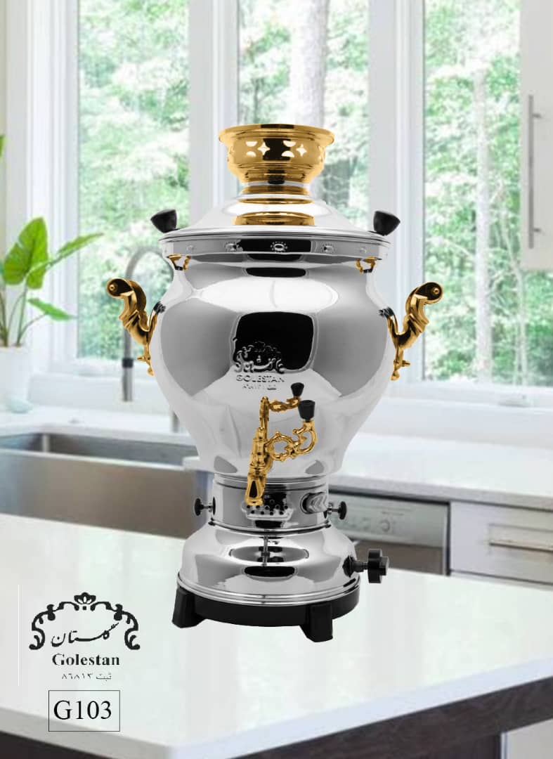 سماور گازی ۱۰ لیتر گلستان g103